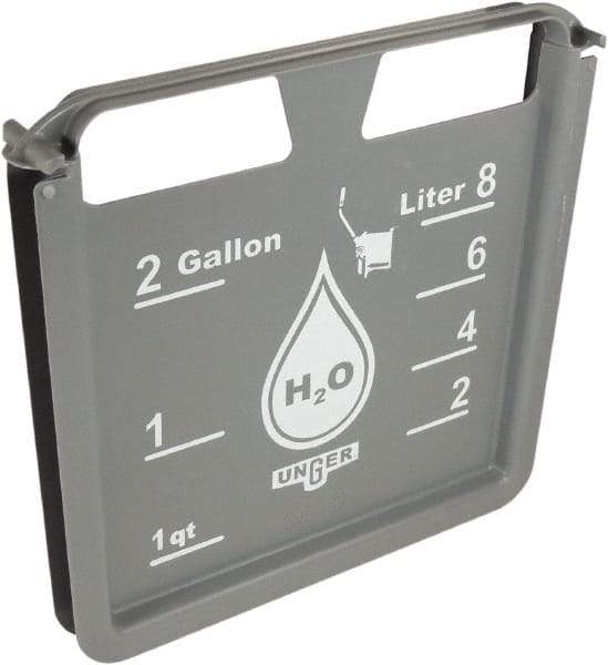 Unger - Polypropylene Removable Divider - Gray, For Use with COMSG - Americas Industrial Supply