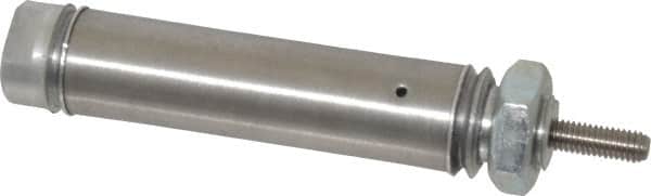 Norgren - 1" Stroke x 9/16" Bore Single Acting Air Cylinder - 10-32 Port, 10-32 Rod Thread - Americas Industrial Supply