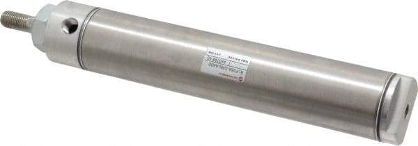 Norgren - 6" Stroke x 1-1/2" Bore Double Acting Air Cylinder - 1/8 Port, 7/16-20 Rod Thread - Americas Industrial Supply