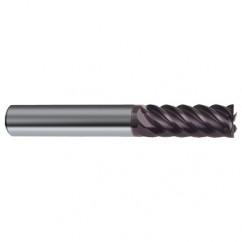 4mm Dia. - 57mm OAL - 45° Helix Firex Carbide End Mill - 6 FL - Americas Industrial Supply
