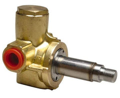 Parker - 1/4" Port, Brass Solenoid Valve - Open, NBR Seal - Americas Industrial Supply