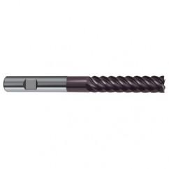 6mm Dia. - 75mm OAL - 45° Helix Firex Carbide End Mill - 6 FL - Americas Industrial Supply