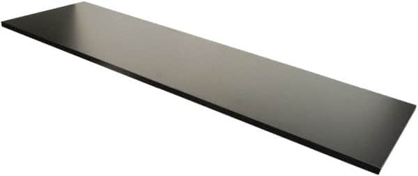 ECONOCO - Open Shelving Accessory/Component - Melamine Finish, 48" Long, Use with Slatwall, Gridwall or Slotted Standard Brackets - Americas Industrial Supply