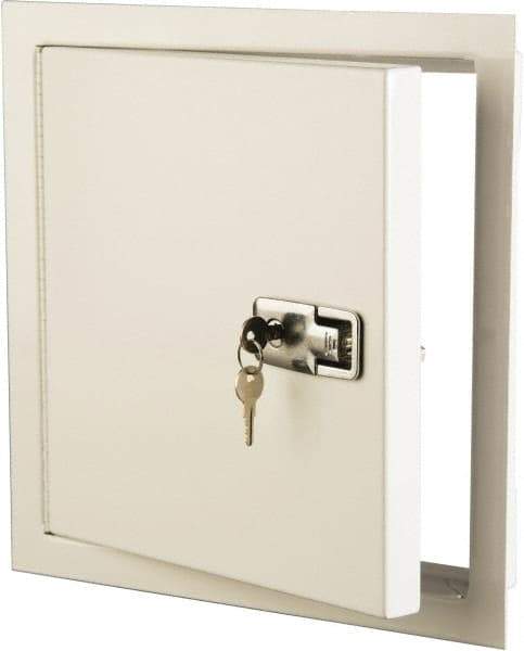 Karp - 12" Wide x 12" High, Galvanized Steel Exterior Access Door - Americas Industrial Supply