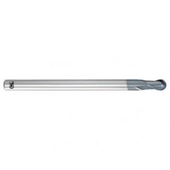 16mm Dia. - 140mm OAL - Carbide - Ball End HP End Mill-2 FL - Americas Industrial Supply