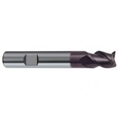 12mm Dia. - 73mm OAL - 45° Helix Firex Carbide End Mill - 3 FL - Americas Industrial Supply