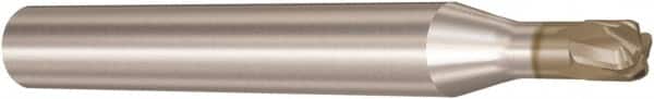 Seco - 3mm, 4 Flute, Single End, Solid Carbide, 0.75mm Corner Radius End Mill - 50mm OAL, 10° Helix, Right Hand Flute, 0.75mm LOC, Right Hand Cut, 6mm Extended Reach - Americas Industrial Supply