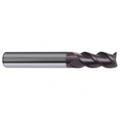 8.5mm Dia. - 67mm OAL - 45° Helix Firex Carbide End Mill - 3 FL - Americas Industrial Supply