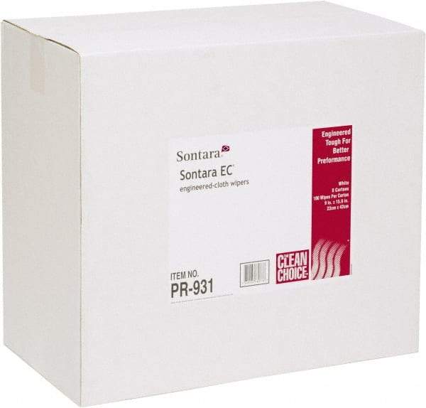 NuTrend Disposables - Dry General Purpose Wipes - Pop-Up, 9" x 16-1/2" Sheet Size, White - Americas Industrial Supply