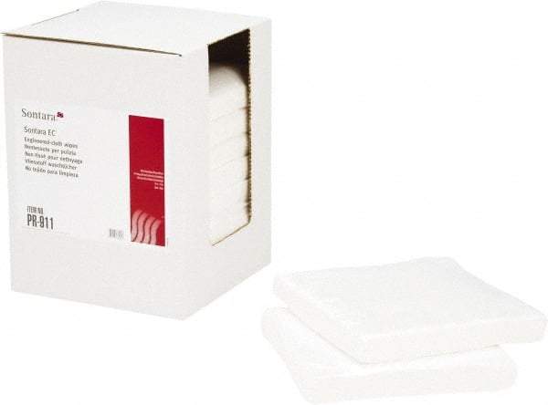 NuTrend Disposables - Flat Fold General Purpose Wipes - Poly Pack, 12" x 12" Sheet Size, White - Americas Industrial Supply