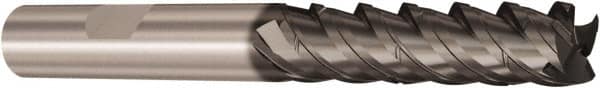 Seco - 10mm, 4 Flute, Single End, Solid Carbide, Corner Chamfer End Mill - 88mm OAL, 48° Helix, Right Hand Flute, 40mm LOC, Right Hand Cut - Americas Industrial Supply