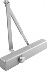 Stanley - Multisized Power Operated Damper - Multimount, Reversible Hand, Painted Aluminum Finish - Americas Industrial Supply