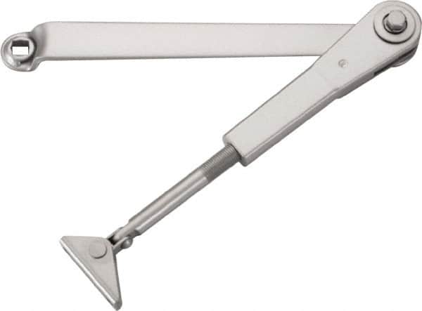 Stanley - Multisized Power Operated Damper - Multimount, Reversible Hand, Painted Aluminum Finish - Americas Industrial Supply