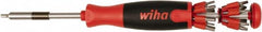 Wiha - Bit Screwdriver Set - Phillips, Slotted, Torx, Hex - Americas Industrial Supply