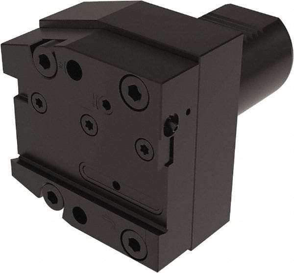 Seco - Tool Block Style 150.10-JETI, 25mm Blade Height, 96mm OAL, 90mm OAH, Indexable Cutoff Blade Tool Block - 50mm Shank Width, Through Coolant - Americas Industrial Supply