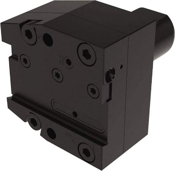 Seco - Tool Block Style 150.10-JETI, 25mm Blade Height, 96mm OAL, 85mm OAH, Indexable Cutoff Blade Tool Block - 40mm Shank Width, Through Coolant - Americas Industrial Supply