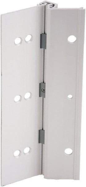 IVES - 83" Long x 4" Wide, Aluminum Continuous Hinge - 6" Thick, With Holes - Americas Industrial Supply