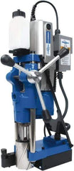 Hougen - 3/4" Chuck, 4" Travel, Portable Magnetic Drill Press - 70, 120, 200 & 332 RPM, 13 Amps, 1553 Watts, 115 Volts, 2' Cord Length - Americas Industrial Supply