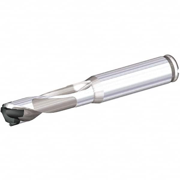 Kennametal - Series KTIP, Head Connection I, 1.5xD, 10mm Shank Diam, Drill Body - 70mm Drill Body Length to Flange, KTIP Toolholder, 9.5mm Nose Diam, 70mm OAL, 70mm Drill Body Length, 26mm Flute Length, Straight Shank, Through Coolant - Americas Industrial Supply
