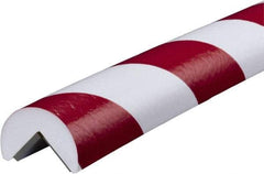 PRO-SAFE - 39" Long, Polyurethane Foam Type A Corner Guard - Red/White, 1" High x 2" Wide Side - Americas Industrial Supply