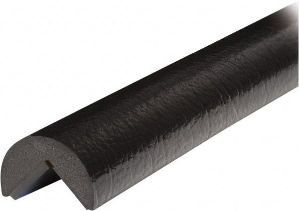 PRO-SAFE - 39" Long, Polyurethane Foam Type A Corner Guard - Black, 1" High x 2" Wide Side - Americas Industrial Supply