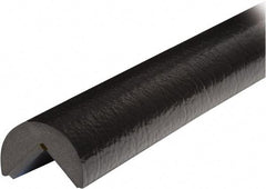 PRO-SAFE - 39" Long, Polyurethane Foam Type A Corner Guard - Black, 1" High x 2" Wide Side - Americas Industrial Supply