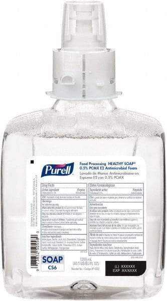 PURELL - 1,200 mL Bottle Foam Soap - Antibacterial, Clear, Fragrance Free Scent - Americas Industrial Supply