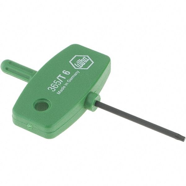 Wiha - T6 Torx Key - Wing Handle, 35mm Length Under Head, 2.7" OAL - Americas Industrial Supply