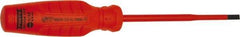 Proto - Insulated, Cabinet & Composite Slotted Screwdriver - Round Shank, Impact & Chemical Resistant Handle - Americas Industrial Supply