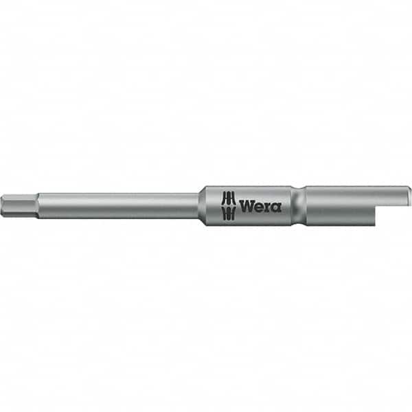 Wera - 2mm Hex Screwdriver Bit - 1/4" Drive, 44mm OAL - Americas Industrial Supply