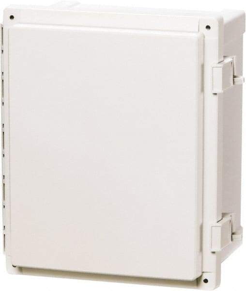 Fibox - Polycarbonate Standard Enclosure Hinge Cover - NEMA 4, 4X, 6, 6P, 12, 13, 8" Wide x 10" High x 6" Deep, Impact, Moisture & Corrosion Resistant, Dirt-tight & Dust-tight - Americas Industrial Supply
