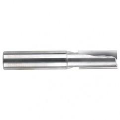 1/2" Dia. - 3" OAL - 2 FL Straight FL Bright Carbide End Mill - Americas Industrial Supply