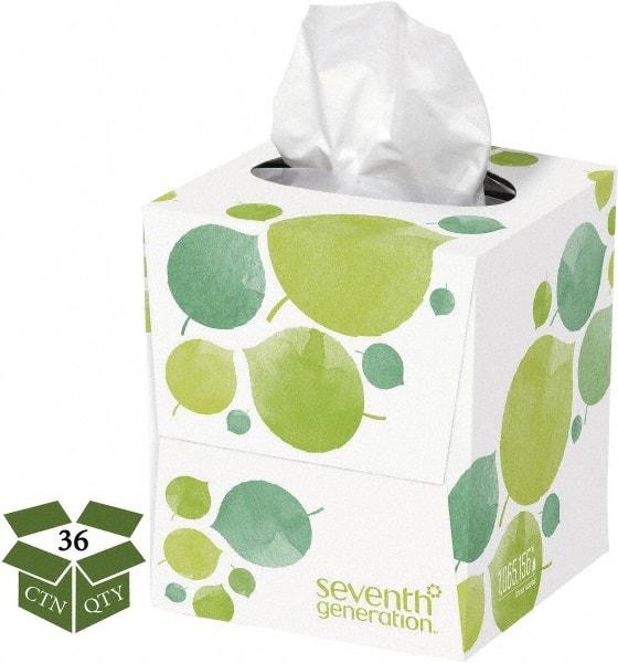 Seventh Generation - Tall Box of White Facial Tissues - 2 Ply, Recycled Fibers - Americas Industrial Supply