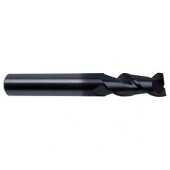 3/16" Dia. - 2" OAL - 45° Helix Super-A Carbide End Mill - 2 FL - Americas Industrial Supply