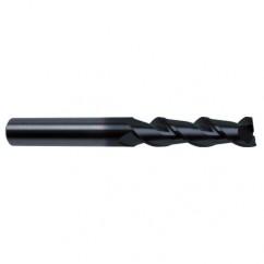 3/8" Dia. - 3" OAL - 45° Helix Super-A Carbide End Mill - 2 FL - Americas Industrial Supply