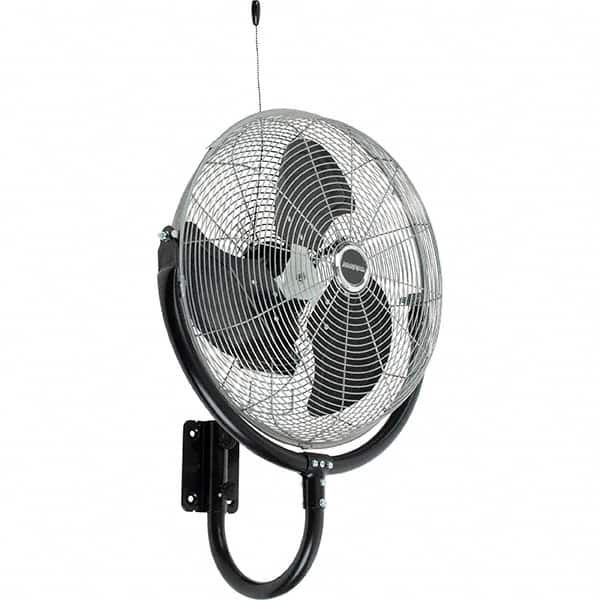 PRO-SOURCE - 20" Blade, 1/3 hp, 6,039 Max CFM, Wall Mounting Fan - 3 Speed - Americas Industrial Supply