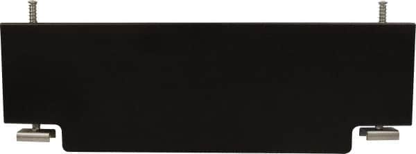 Mag-Mate - 2' Wide x 0.69' High, Stainless Steel Vertical Wind Welding Barricade - Black - Americas Industrial Supply