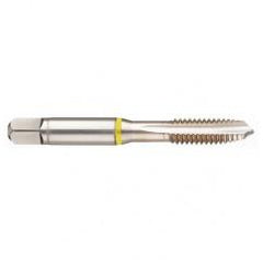 M12x1.75 6H 3-Flute Cobalt Yellow Ring Spiral Point Plug Tap-Bright - Americas Industrial Supply