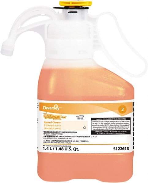 Diversey - 1.4 L Bottle Cleaner/Degreaser - Liquid, Disinfectant, Citrus - Americas Industrial Supply