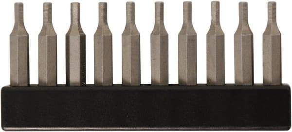 Wiha - Hex Screwdriver Bit - 4mm Drive, 28mm OAL - Americas Industrial Supply