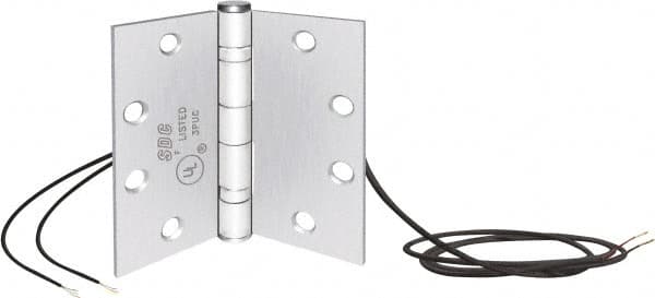 SDC - 4-1/2" Long x 4-1/2" Wide Steel Full Mortise Hinge - 2 Knuckles - Americas Industrial Supply
