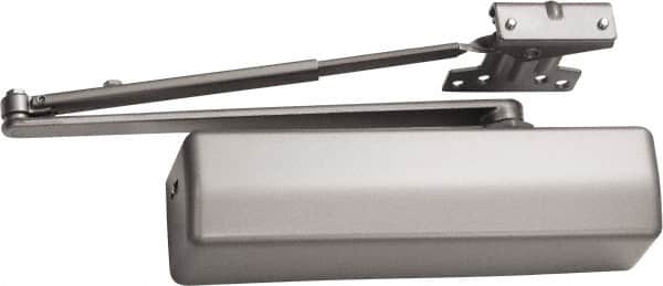 Corbin Russwin - Heavy-Duty Door Closer Manual Damper - Aluminum (Satin) Finish, Non-Handed - Americas Industrial Supply