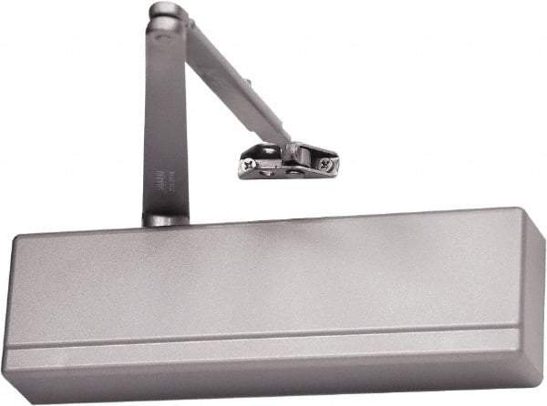 Sargent - Heavy-Duty Door Closer Manual Damper - Aluminum (Satin) Finish - Americas Industrial Supply
