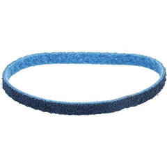 Dynabrade - 1/4" Wide x 12" OAL, Aluminum Oxide Abrasive Belt - Aluminum Oxide, Very Fine, Nonwoven, Cloth Backing, Wet/Dry - Americas Industrial Supply