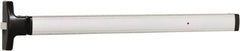 Falcon - 2' 6" to 3' 4-1/2" Door Width Rim Exit Device - Anodized Aluminum Finish - Americas Industrial Supply