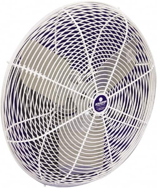 Schaefer Ventilation Equipment - 20" Blade, 1/4 hp, 12,000 CFM, Industrial Circulation Fan - Multi-Mount, 115 VAC Volts, 2 Speed - Americas Industrial Supply