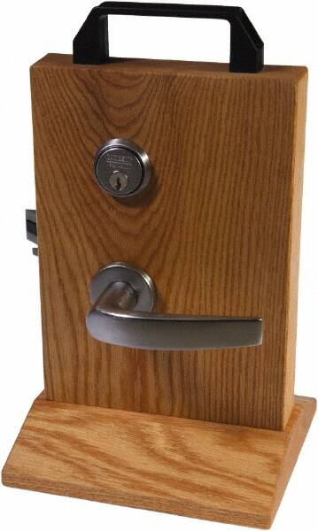 Sargent - Storeroom Lever Lockset - 2-3/4" Back Set, Steel, Brushed Chrome Finish - Americas Industrial Supply