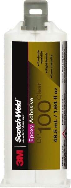 3M - 48.5 mL Cartridge Epoxy - 18 to 25 min Working Time - Americas Industrial Supply