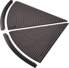 Notrax - 3' Long x 28" Wide x 5/8" Thick, Anti-Fatigue Modular Matting Tiles - 4 Interlocking Sides, Black, For Dry Areas, Series 430 - Americas Industrial Supply