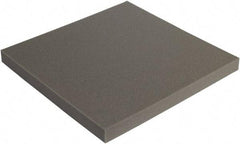Made in USA - 24" Wide x 2" Thick, Foam Sheets - Charcoal - Americas Industrial Supply